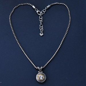 Brighton Heiress Round Pendant Swarovski Crystal